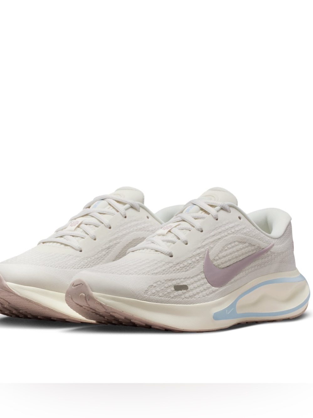 Nike Journey Run Sail Hydrogen Blue Particle Rose Sneakers - Size 8W - Picture 1 of 9